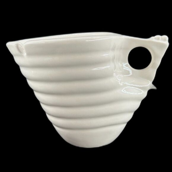 Beehive Udon or Ramen Wht Ceramic Noodle Bowl 1pt Cap 5"D x6"W x7 1/2" Bowl Open - Picture 1 of 9